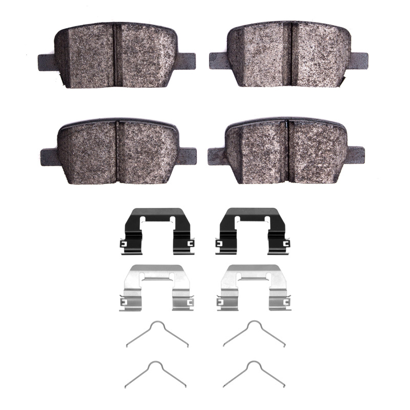 Buick Enclave Brake Pads - Rear - DFC - Euro 5000 Ceramic - `16-`24