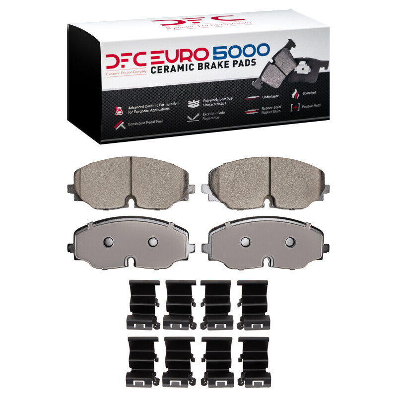 Volkswagen Atlas Cross Sport Brake Pads - Front - DFC - Euro 5000 Ceramic Pads - `18-`25