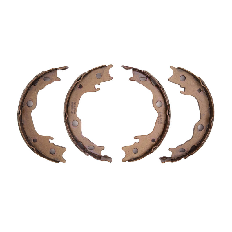 Lexus ES350 Parking Brake Shoes - DFC - Carbon Steel, High Temp Anti-Rust Corrosion - Black - `12-`18
