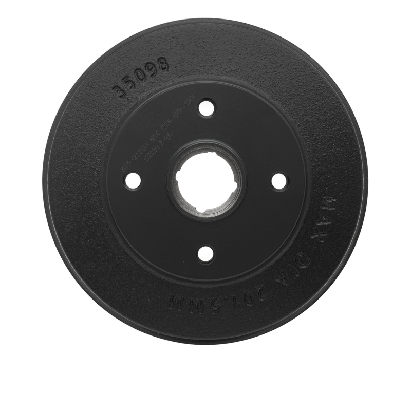 Kia Rio Brake Drum - Rear - DFC - True Balanced - Black - `01-`02