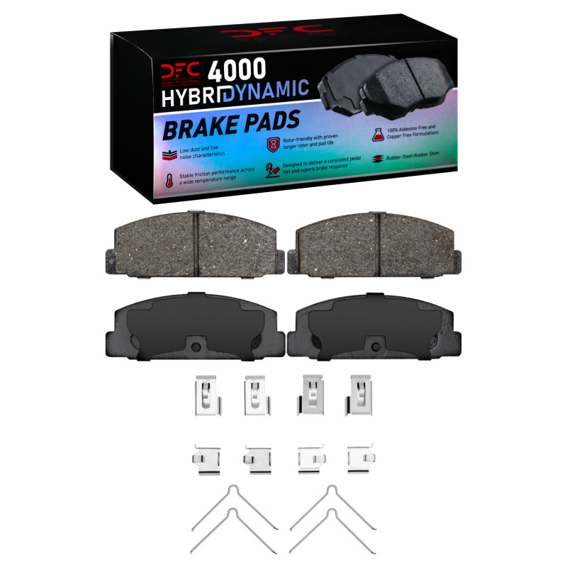 Mazda RX-7 Brake Pads - Rear - DFC - 4000 HybriDynamic - `84-`05