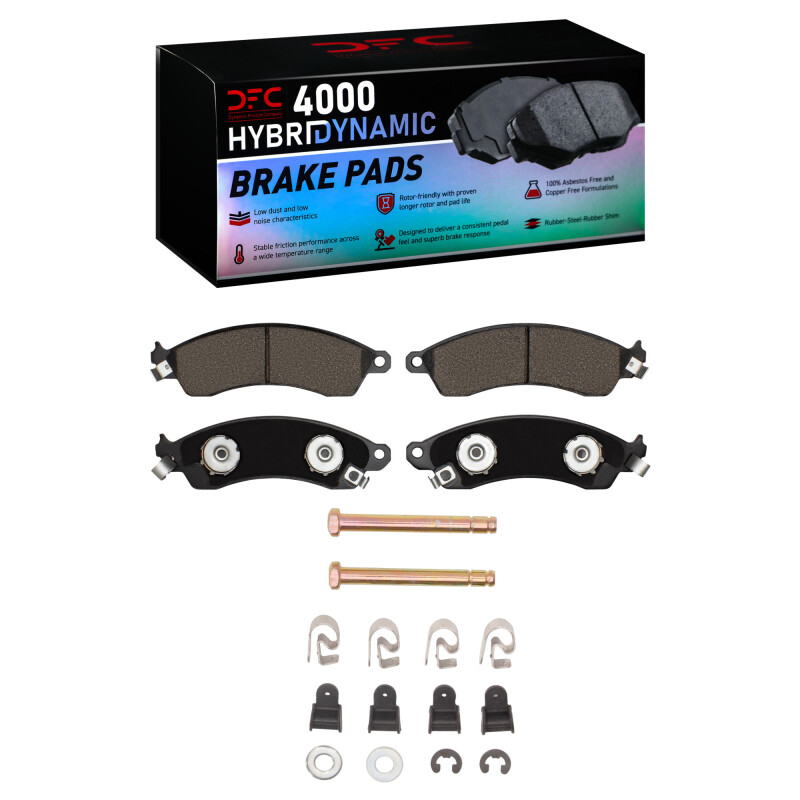 Chevrolet Camaro Brake Pads - Front - DFC - 4000 HybriDynamic - `85-`04