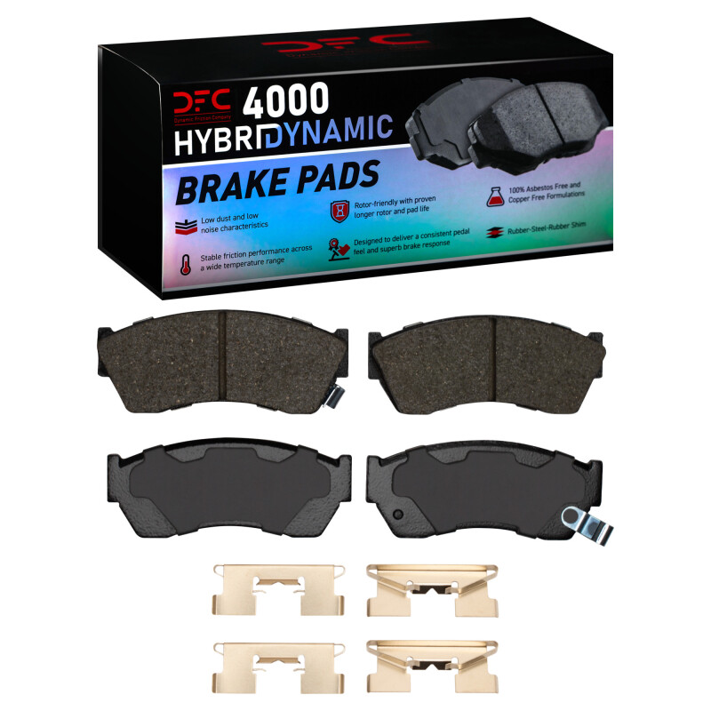 Chevrolet Metro Brake Pads - Front - DFC - 4000 HybriDynamic - `89-`01