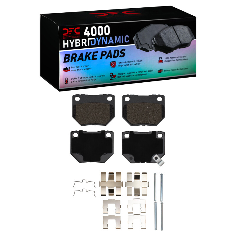 Subaru Impreza Brake Pads - Rear - DFC - 4000 HybriDynamic - `06-`07