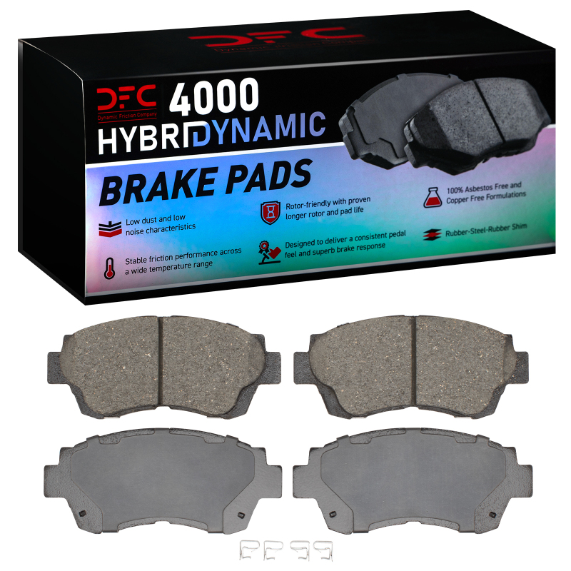 Toyota Sienna Brake Pads - Front - DFC - 4000 HybriDynamic - `90-`03