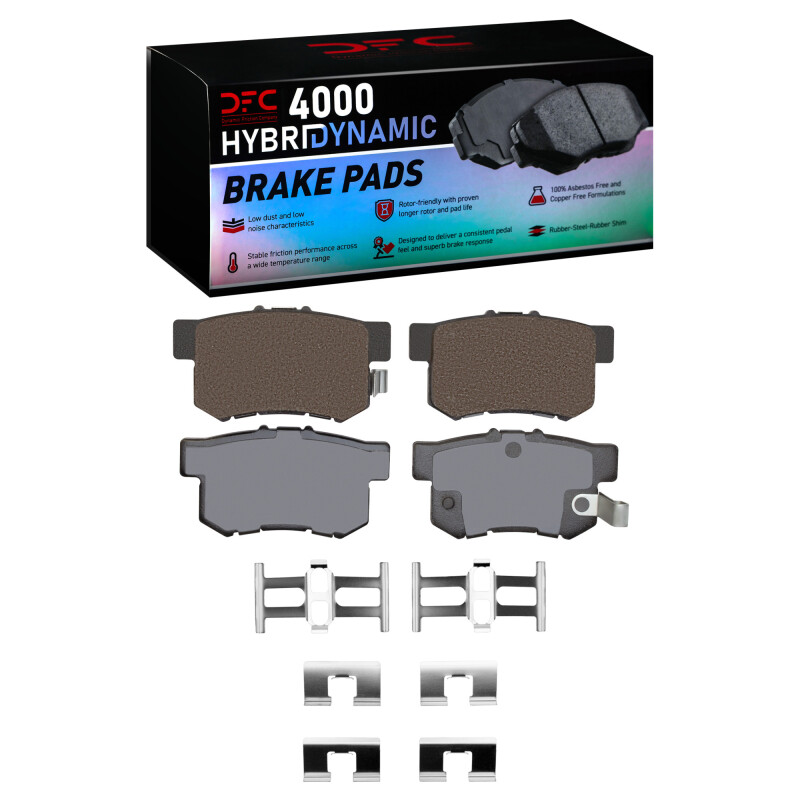 Acura CL Brake Pads - Rear - DFC - 4000 HybriDynamic - `91-`12