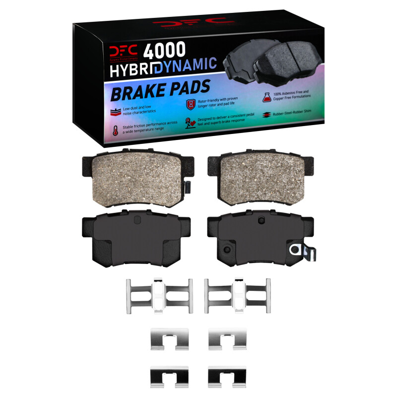 Acura LEGEND Brake Pads - Rear - DFC - 4000 HybriDynamic - `87-`22