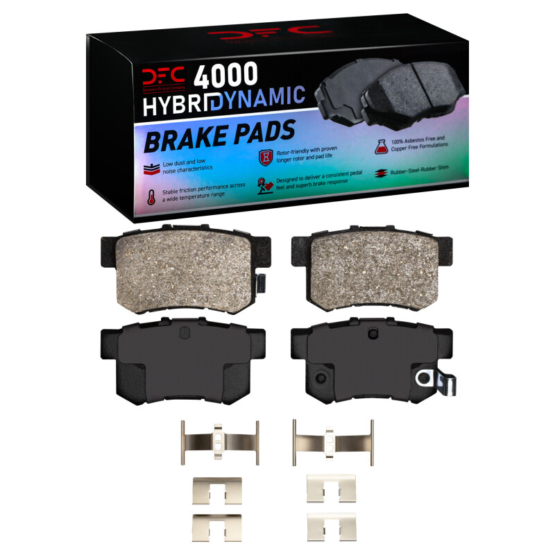 Acura CL Brake Pads - Rear - DFC - 4000 HybriDynamic - `97-`02