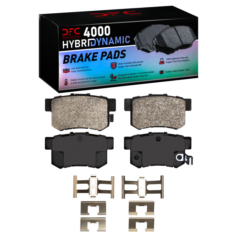 Honda S2000 Brake Pads - Rear - DFC - 4000 HybriDynamic - `00-`13