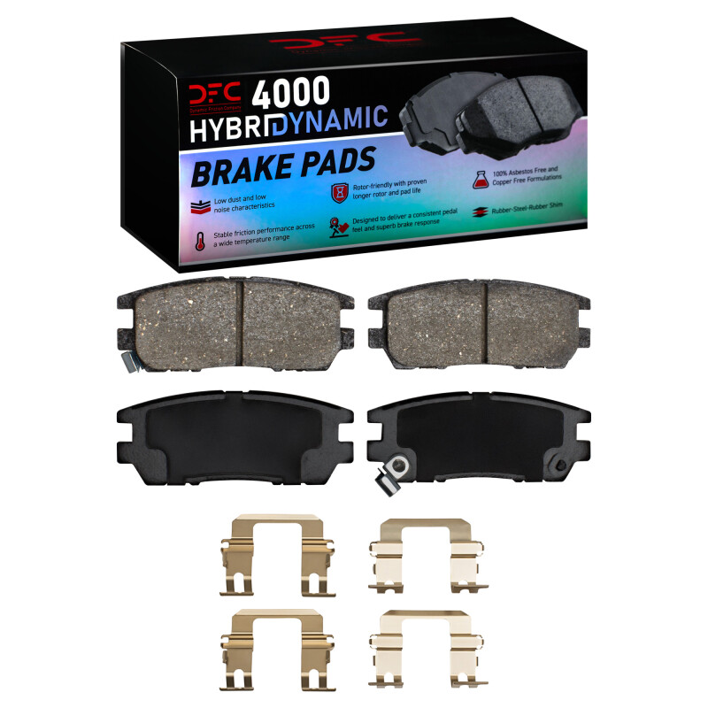 Mitsubishi Montero Brake Pads - Rear - DFC - 4000 HybriDynamic - `90-`00