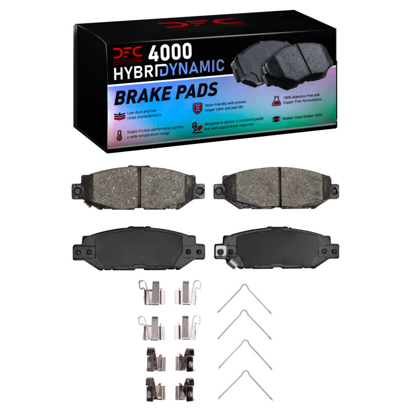 Lexus SC400 Brake Pads - Rear - DFC - 4000 HybriDynamic - `92-`00