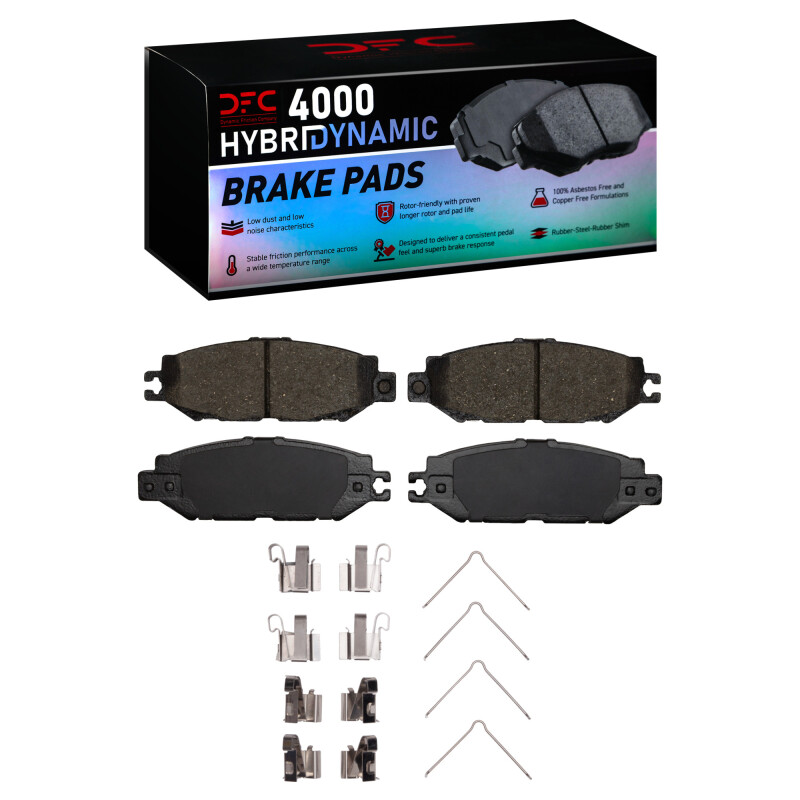 Lexus LS400 Brake Pads - Rear - DFC - 4000 HybriDynamic - `93-`00