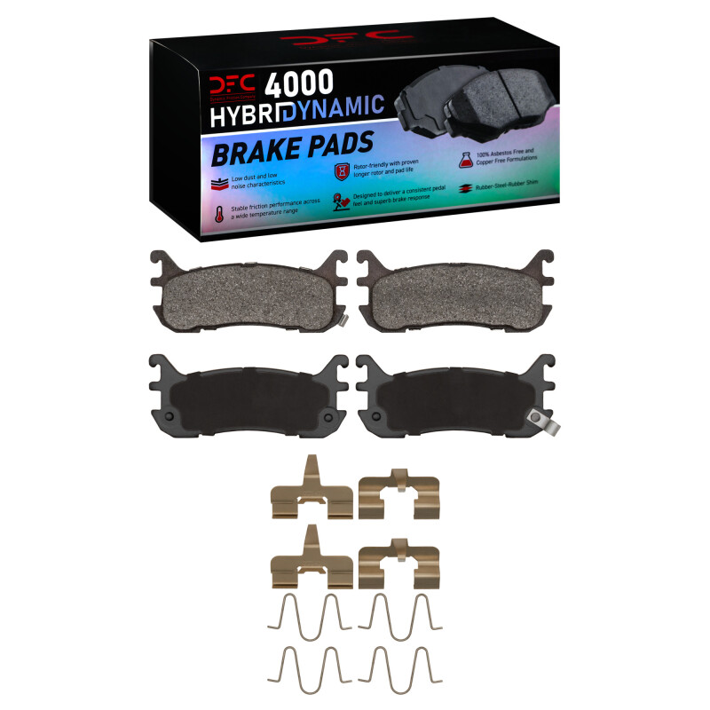 Ford Escort Brake Pads - Rear - DFC - 4000 HybriDynamic - `94-`03