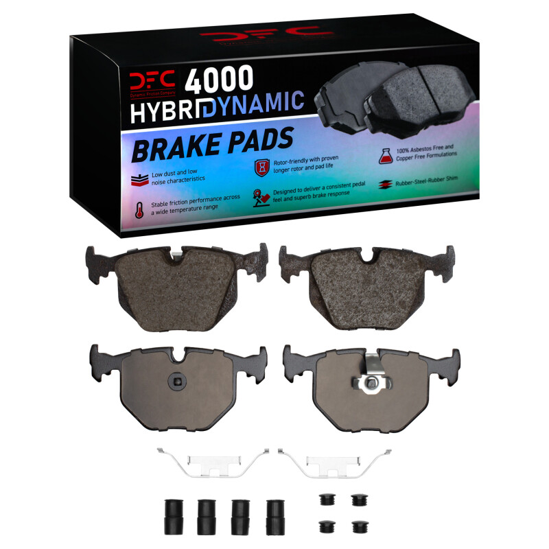 BMW 850CSI Brake Pads - Rear - DFC - 4000 HybriDynamic - `91-`10