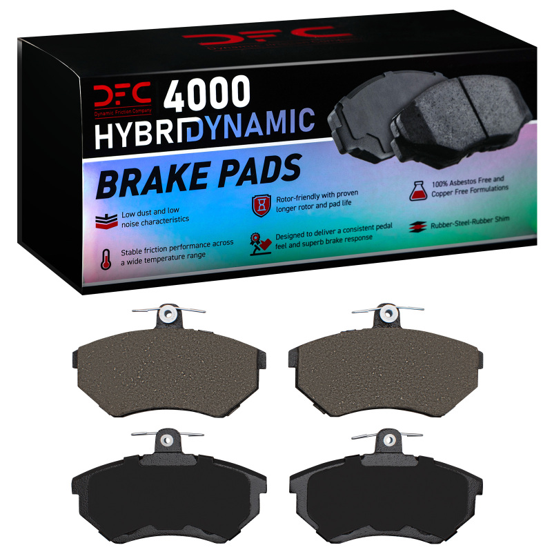 Volkswagen Scirocco Brake Pads - Front - DFC - 4000 HybriDynamic - `84-`23