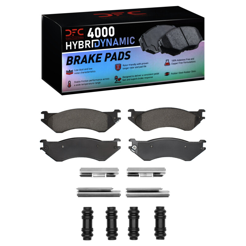 Dodge Ram 1500 Van Brake Pads - Front - DFC - 4000 HybriDynamic - `97-`04