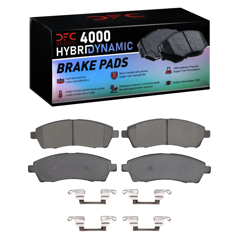 Ford Excursion Brake Pads - Rear - DFC - 4000 HybriDynamic - `99-`05