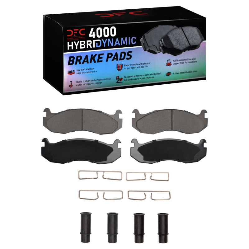 Hummer H1 Brake Pads - Front - DFC - 4000 HybriDynamic - `96-`06