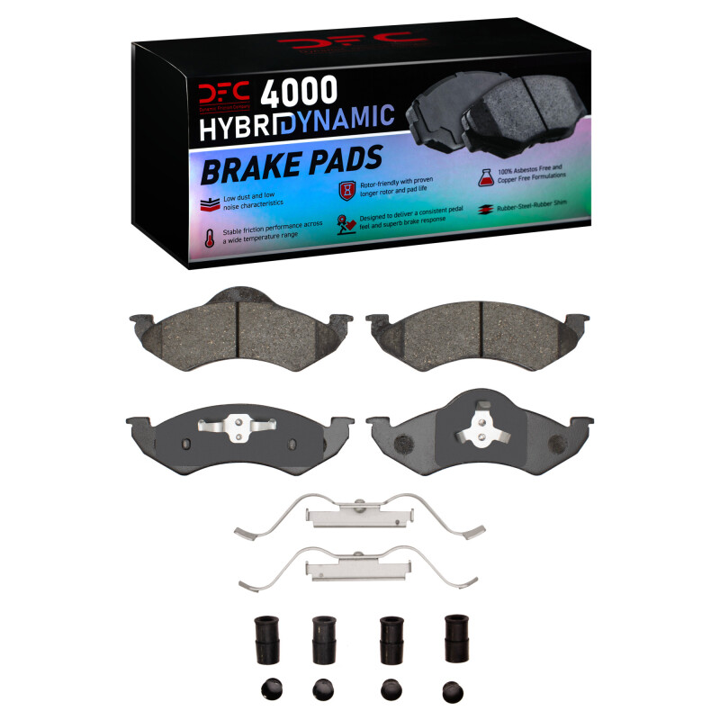 Dodge Dakota Brake Pads - Front - DFC - 4000 HybriDynamic - `00-`02