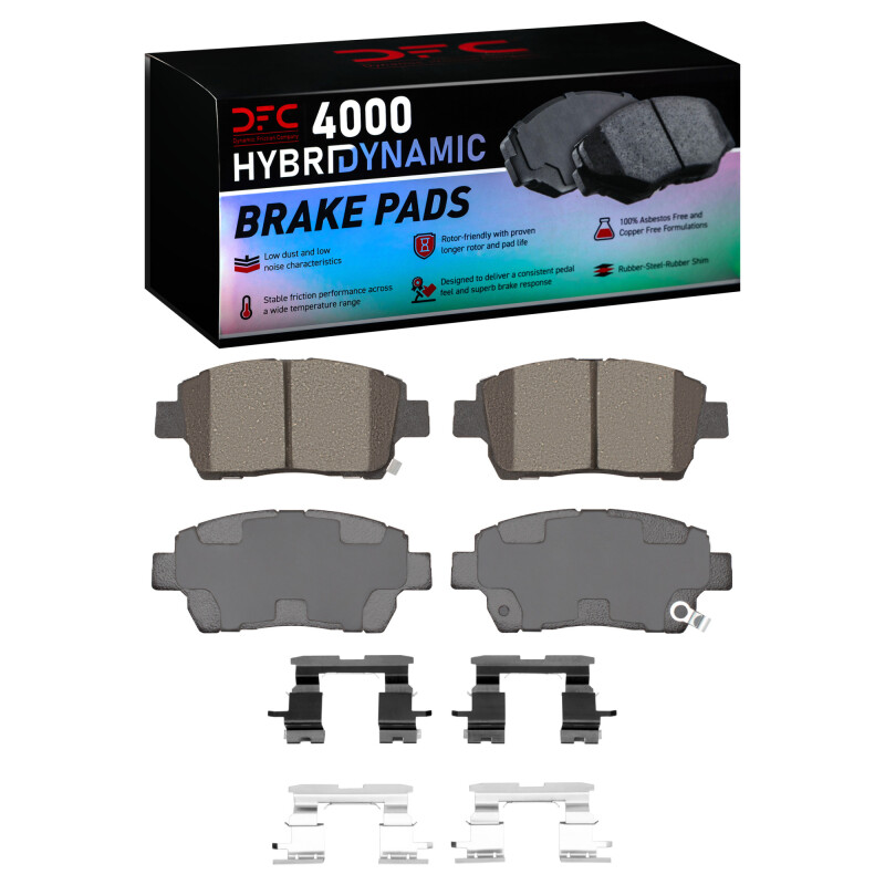 Scion IQ Brake Pads - Front - DFC - 4000 HybriDynamic - `00-`15