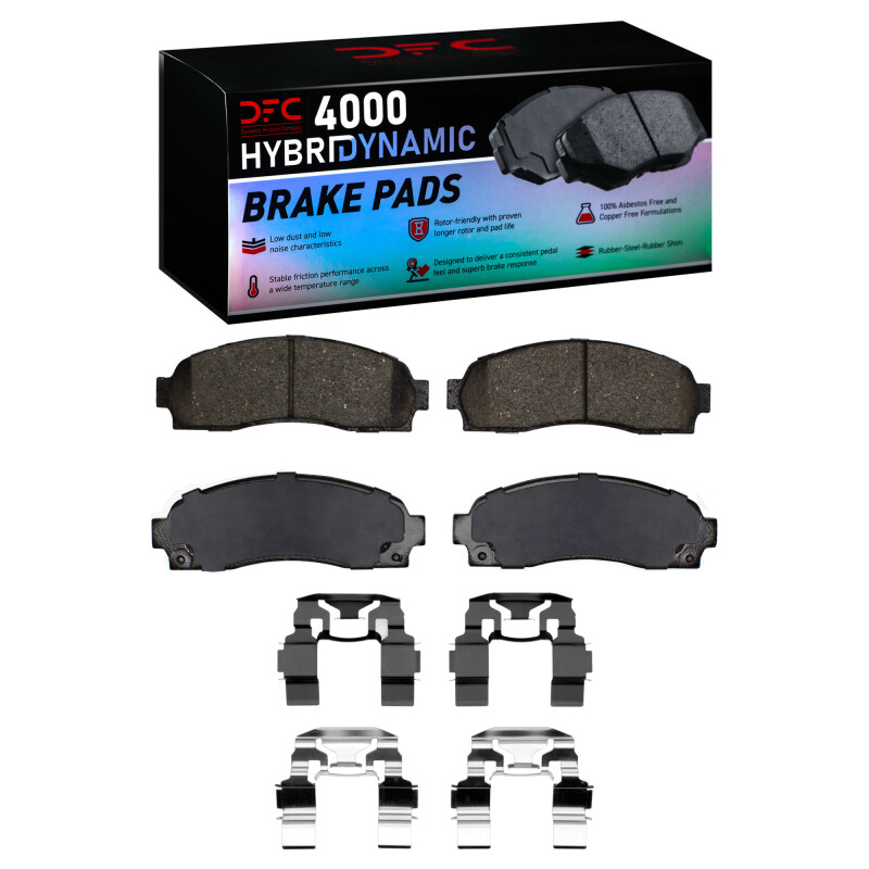 Ford Explorer Sport Brake Pads - Front - DFC - 4000 HybriDynamic - `01-`05
