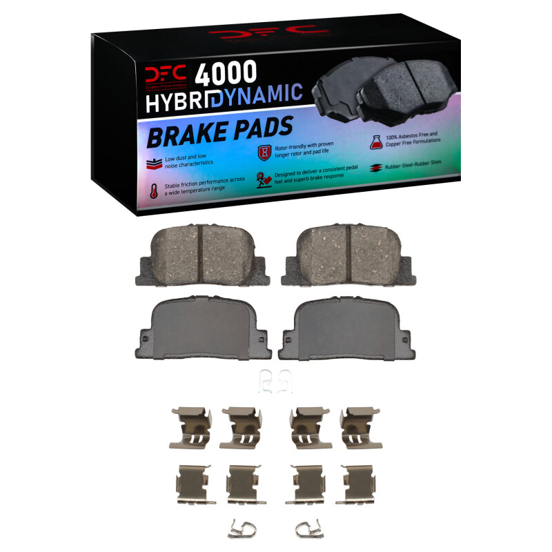 Lexus ES300 Brake Pads - Rear - DFC - 4000 HybriDynamic - `00-`10