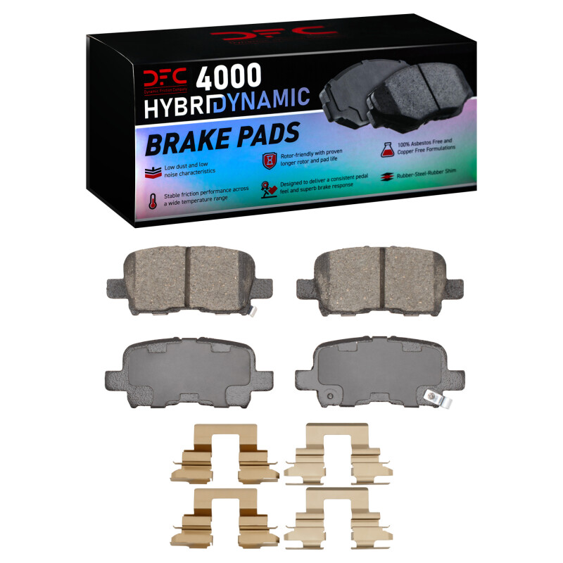 Acura MDX Brake Pads - Rear - DFC - 4000 HybriDynamic - `01-`08