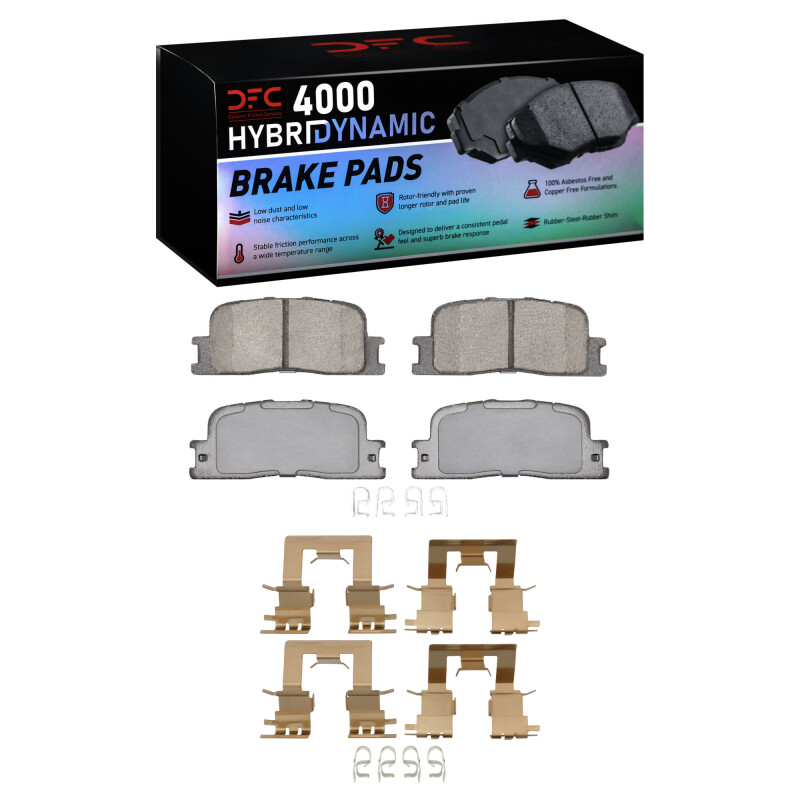 Lexus ES300 Brake Pads - Rear - DFC - 4000 HybriDynamic - `02-`06