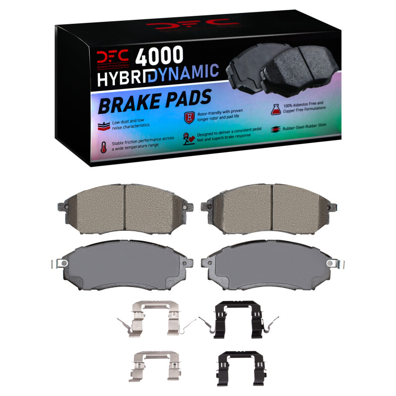 Infiniti FX35 Brake Pads - Front - DFC - 4000 HybriDynamic - `05-`14