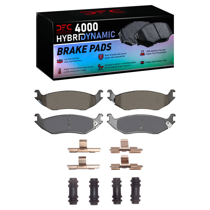 Chrysler Aspen Brake Pads - Rear - DFC - 4000 HybriDynamic - `02-`24