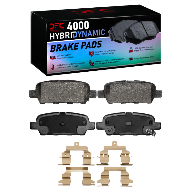 Nissan Rogue Brake Pads - Rear - DFC - 4000 HybriDynamic - `08-`13