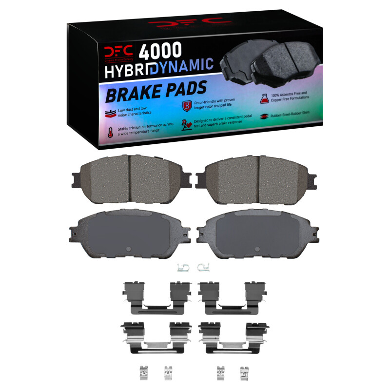 Toyota Tacoma Brake Pads - Front - DFC - 4000 HybriDynamic - `05-`15