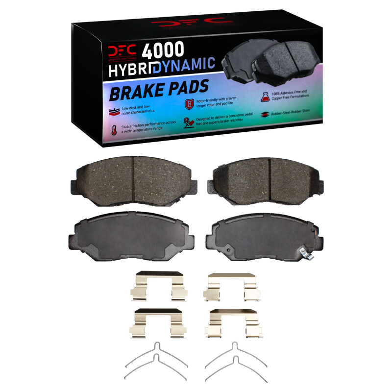 Honda Pilot Brake Pads - Front - DFC - 4000 HybriDynamic - `03-`08