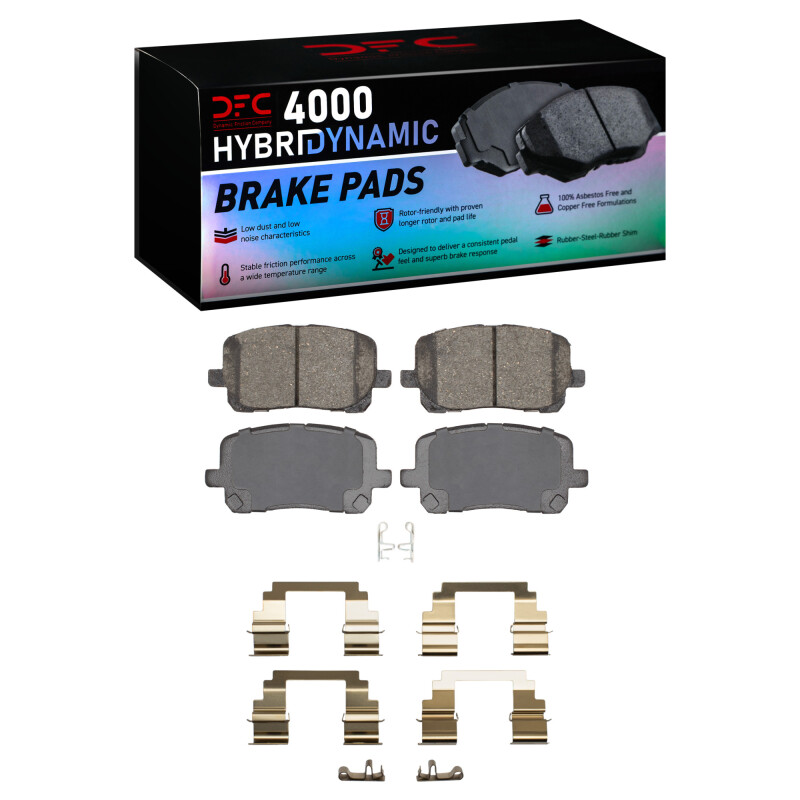 Pontiac Vibe Brake Pads - Front - DFC - 4000 HybriDynamic - `03-`08