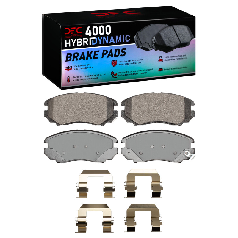Hyundai Sonata Brake Pads - Front - DFC - 4000 HybriDynamic - `02-`13