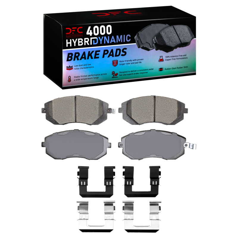Saab 9-2X Brake Pads - Front - DFC - 4000 HybriDynamic - `02-`12
