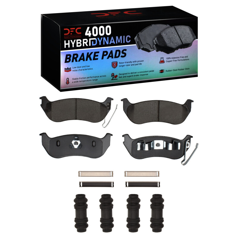 Ford Explorer Sport Trac Brake Pads - Rear - DFC - 4000 HybriDynamic - `03-`10