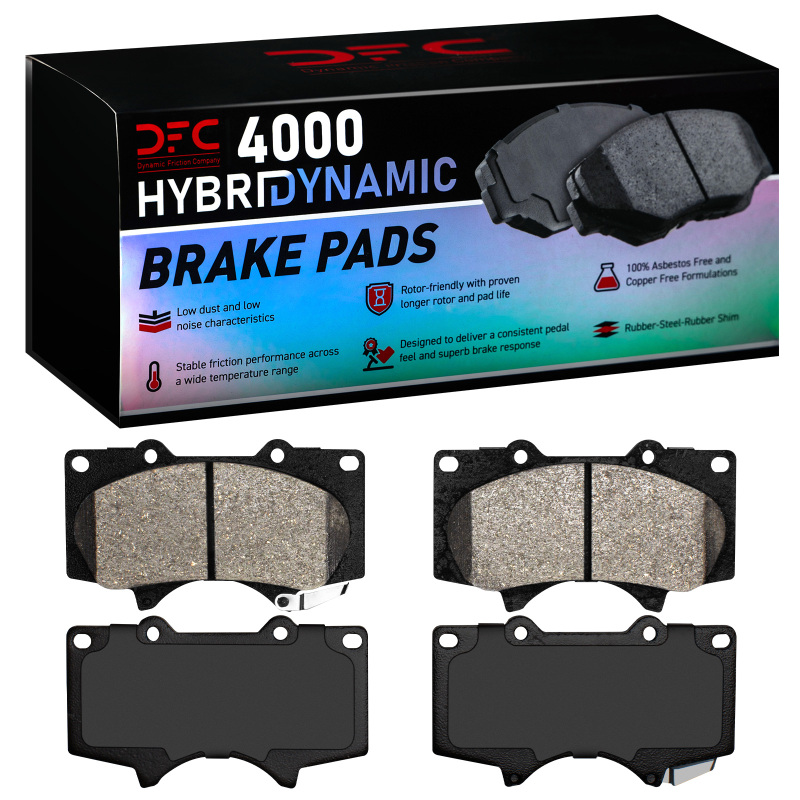 Toyota Tundra Brake Pads - Front - DFC - 4000 HybriDynamic - `00-`26