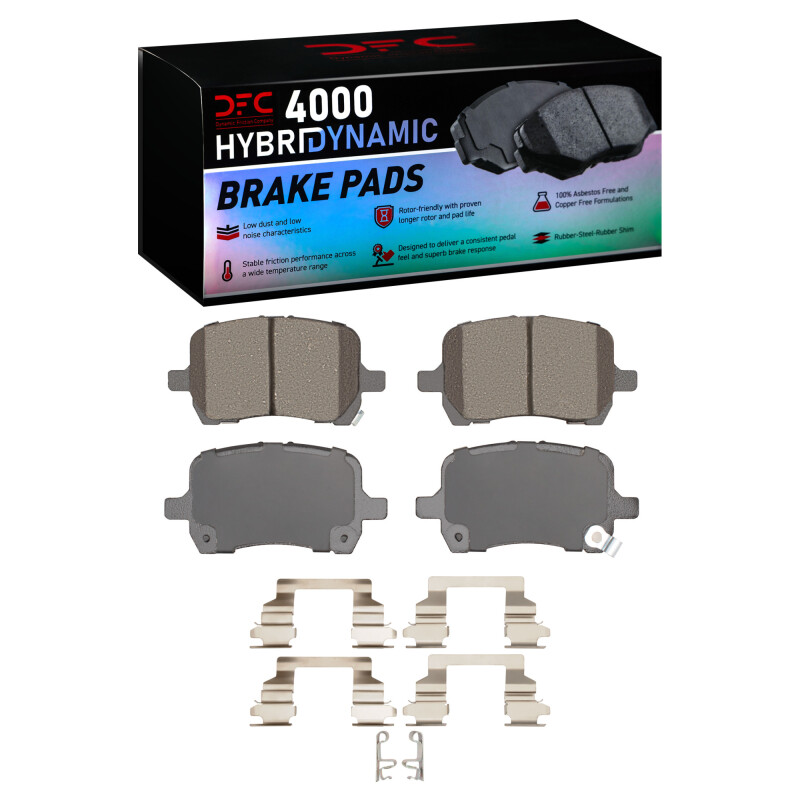 Chevrolet Cobalt Brake Pads - Front - DFC - 4000 HybriDynamic - `04-`12