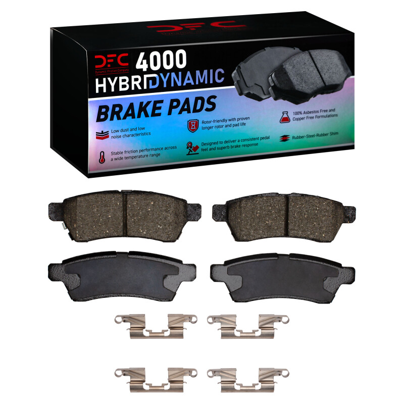 Nissan Frontier Brake Pads - Rear - DFC - 4000 HybriDynamic - `05-`25