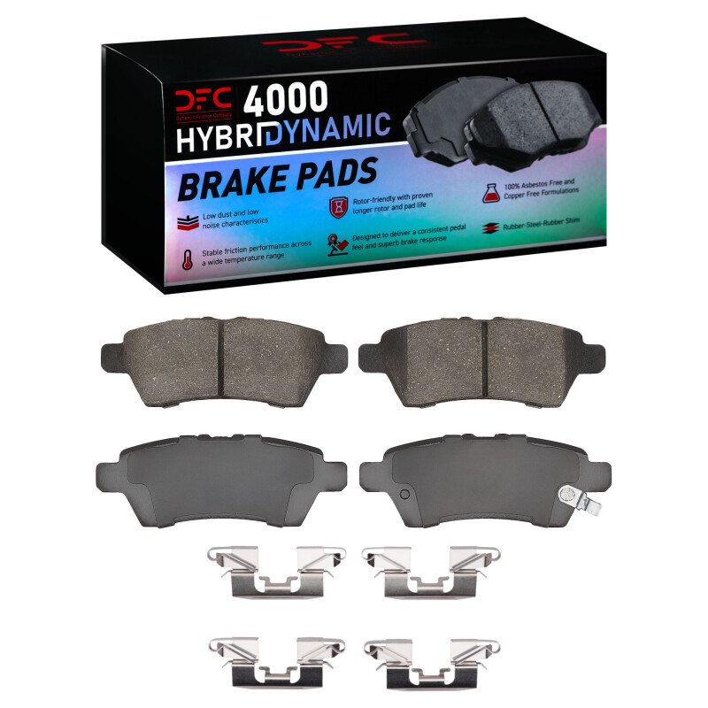 Nissan Pathfinder Brake Pads - Rear - DFC - 4000 HybriDynamic - `05-`12