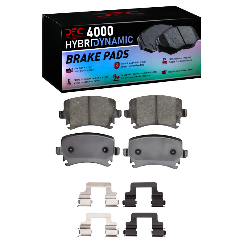 Audi TT Quattro Brake Pads - Rear - DFC - 4000 HybriDynamic - `06-`21