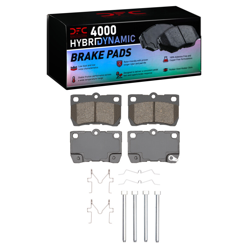 Lexus IS250 Brake Pads - Rear - DFC - 4000 HybriDynamic - `06-`13