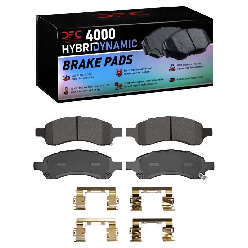 Buick Rainier Brake Pads - Front - DFC - 4000 HybriDynamic - `06-`12