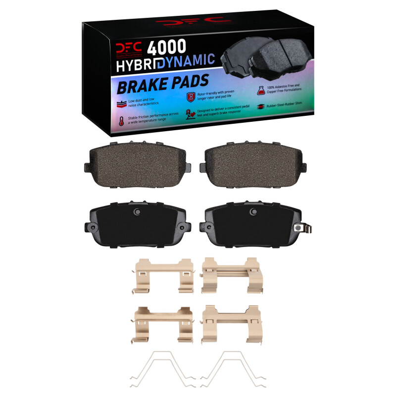 Mazda MX-5 Miata Brake Pads - Rear - DFC - 4000 HybriDynamic - `06-`25