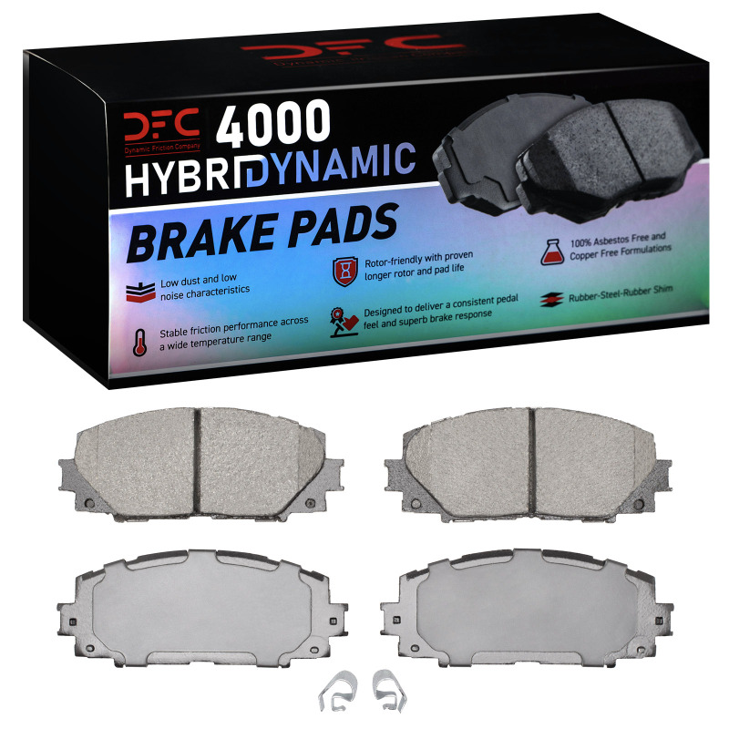 Toyota Yaris Brake Pads - Front - DFC - 4000 HybriDynamic - `06-`19