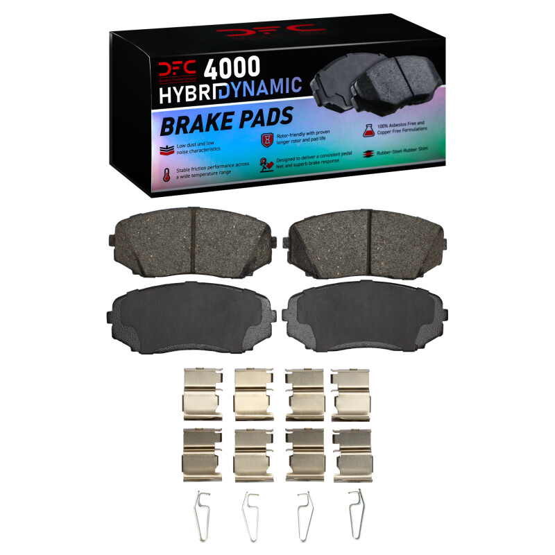 Ford Edge Brake Pads - Front - DFC - 4000 HybriDynamic - `07-`25