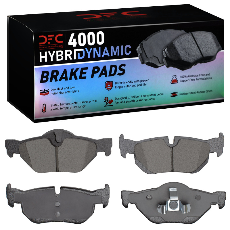 BMW X1 Brake Pads - Rear - DFC - 4000 HybriDynamic - `06-`15