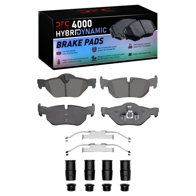 BMW X1 Brake Pads - Rear - DFC - 4000 HybriDynamic - `06-`15