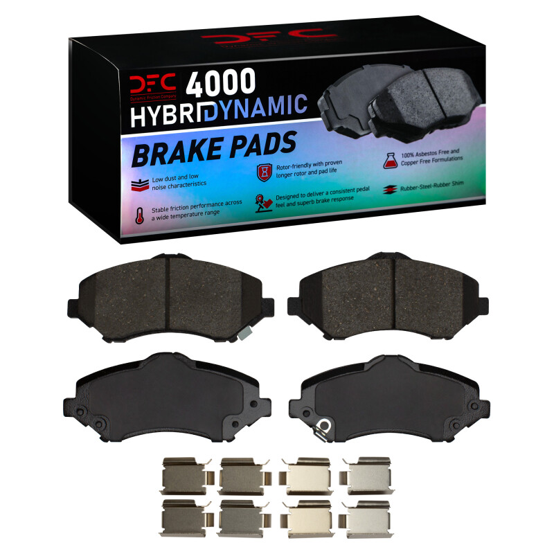 Chrysler Town & Country Brake Pads - Front - DFC - 4000 HybriDynamic - `07-`18